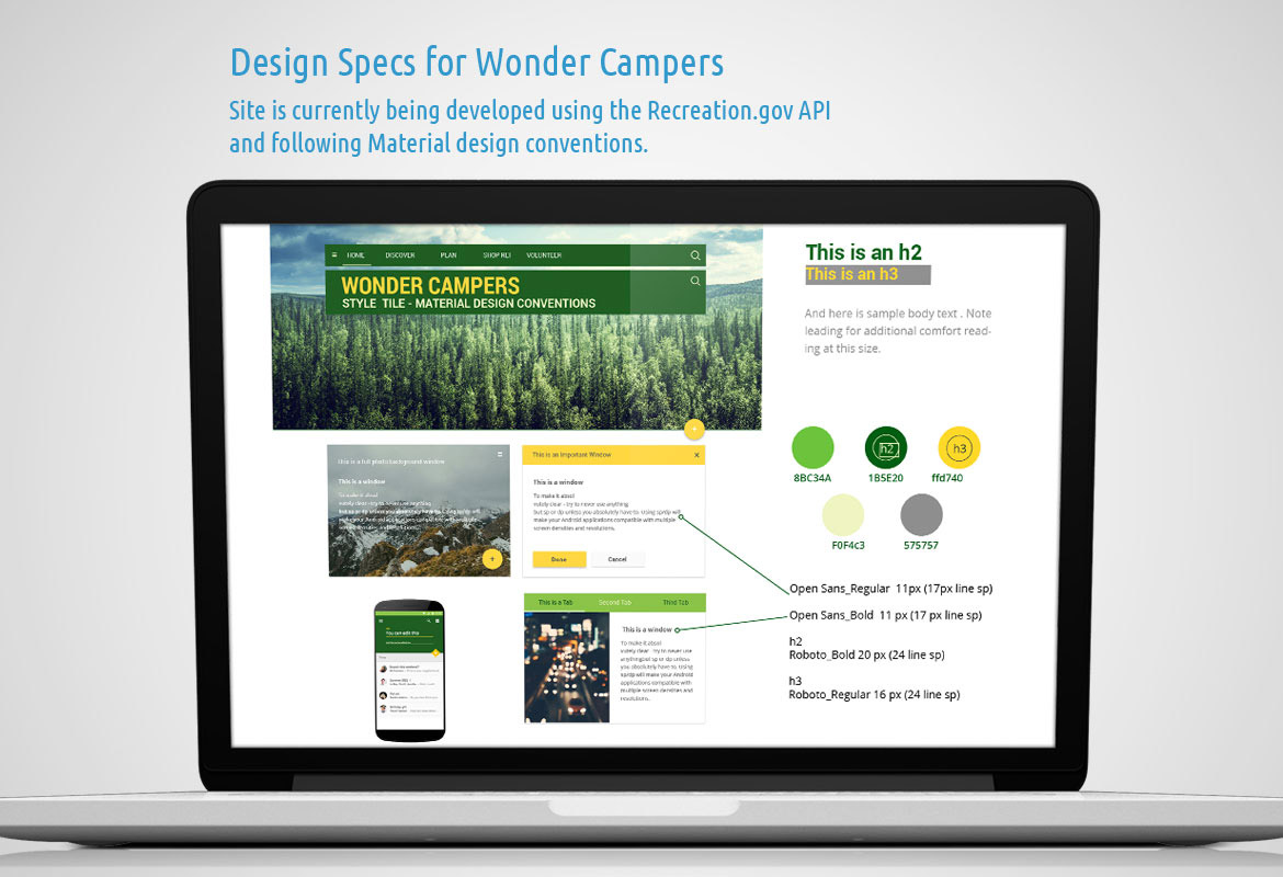 New Design Specs on macBook